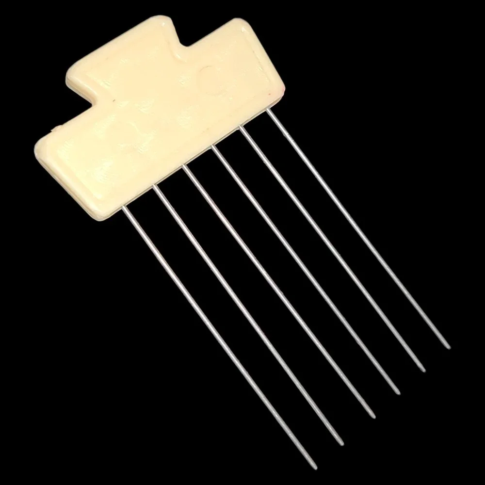 Vintage Goody Brand Purse Size Hair Lift Comb Metal Pick #5128 70s 80s